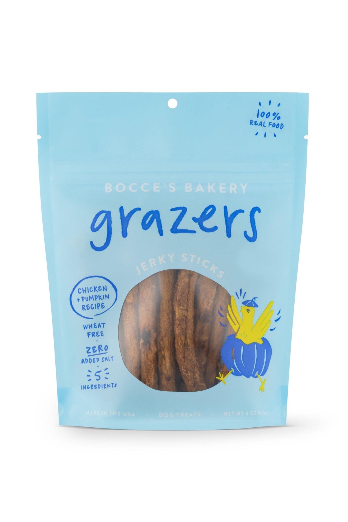 Bocce's Grazers Chicken Jerky Dog Treats