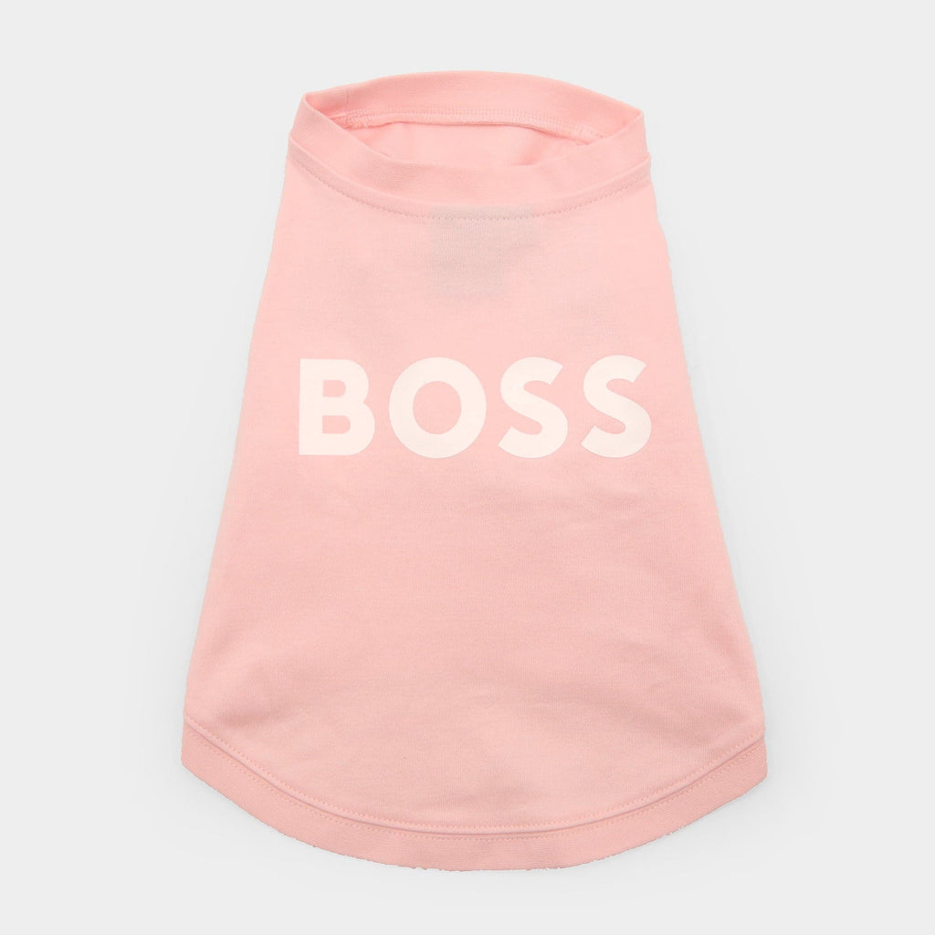 BOSS Dog Graphic Tee — Mercerised Cotton Dog T-Shirt