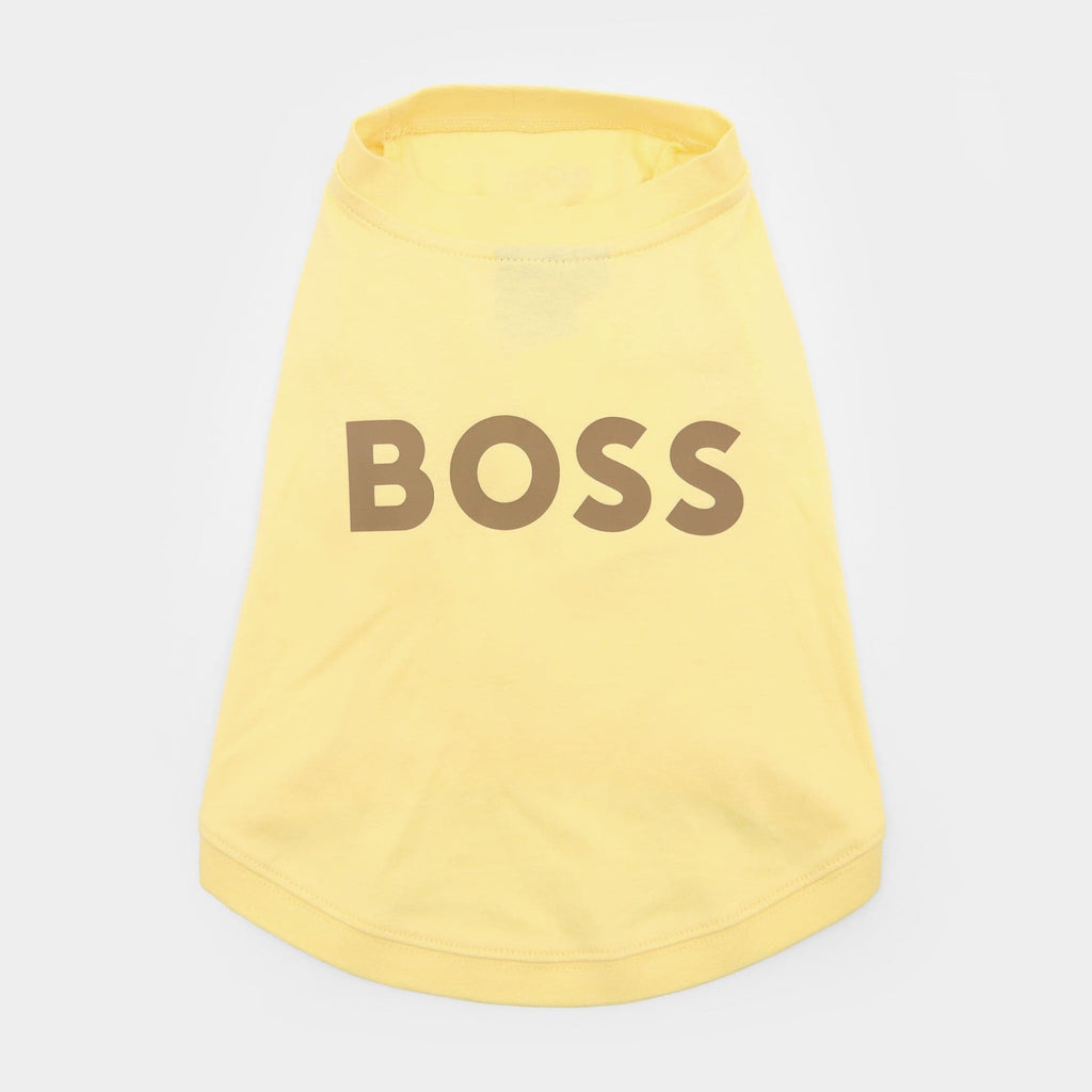 BOSS Dog Graphic Tee — Mercerised Cotton Dog T-Shirt