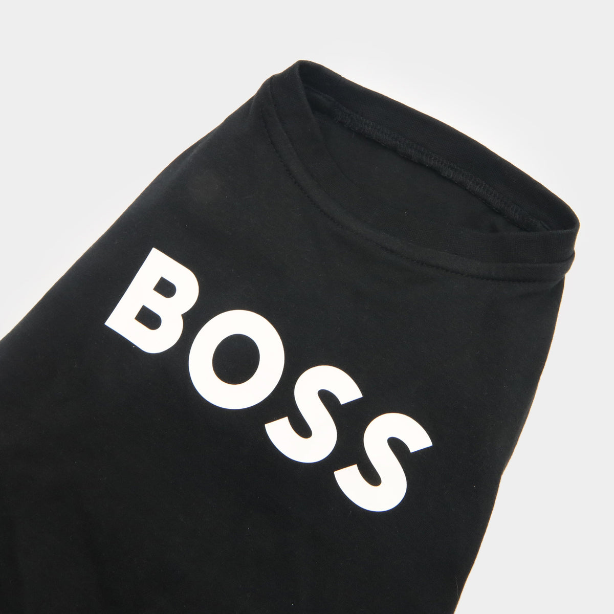 BOSS Dog Graphic Tee — Mercerised Cotton Dog T-Shirt
