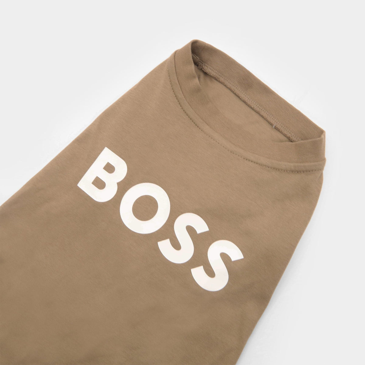 BOSS Dog Graphic Tee — Mercerised Cotton Dog T-Shirt