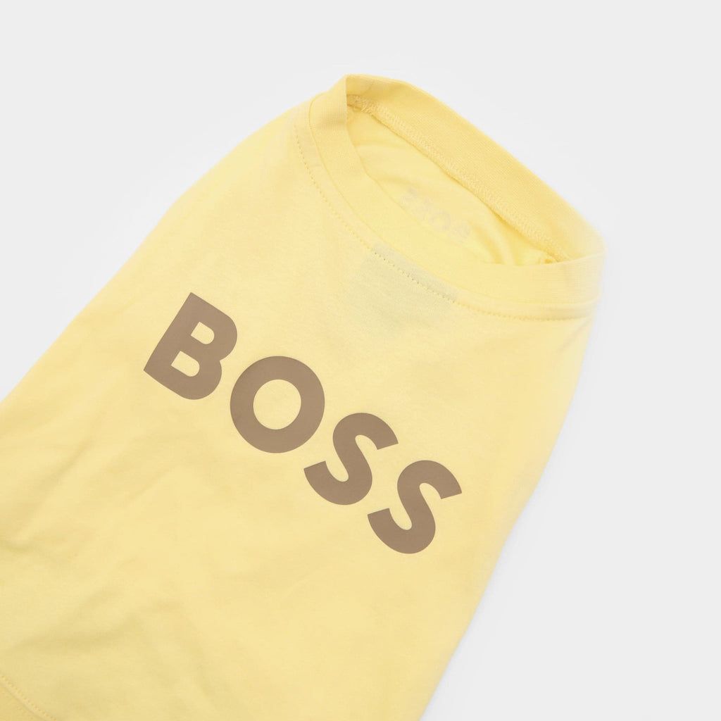 BOSS Dog Graphic Tee — Mercerised Cotton Dog T-Shirt