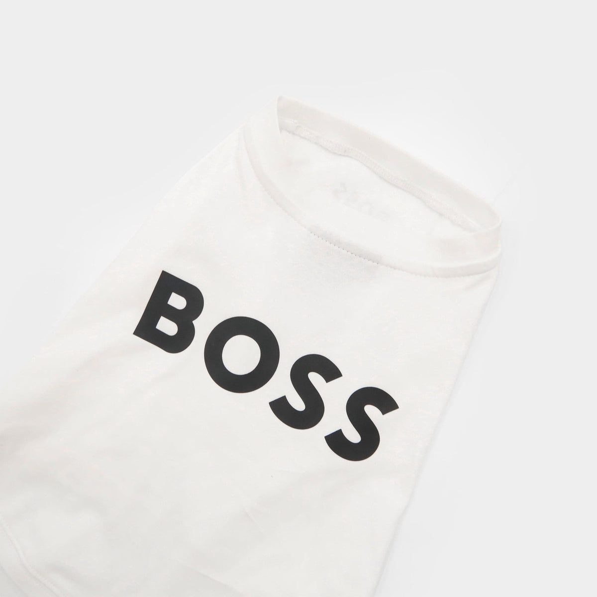 BOSS Dog Graphic Tee — Mercerised Cotton Dog T-Shirt