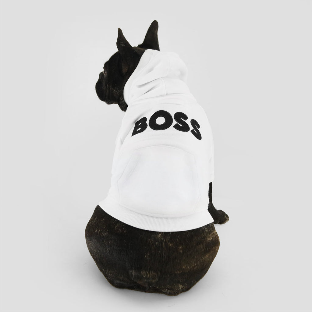 BOSS Dog Hoodie with Applique Logo