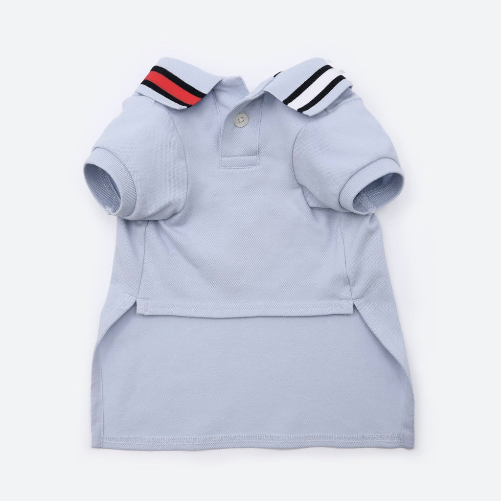 Tommy Hilfiger Flag Collar & Cuffs Dog Polo | Designer Dog Polo