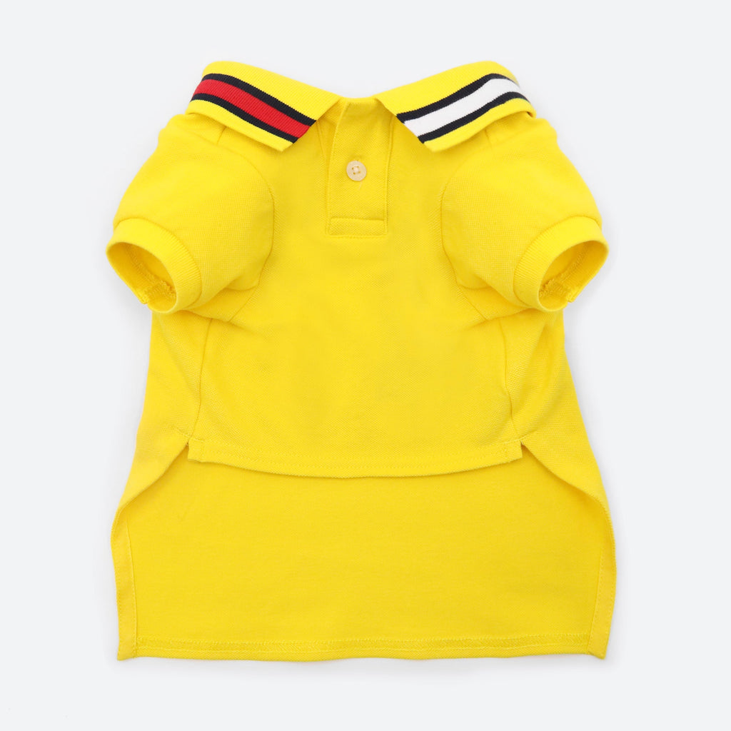 Tommy Hilfiger Flag Collar & Cuffs Dog Polo | Designer Dog Polo