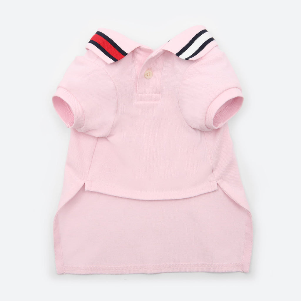 Tommy Hilfiger Flag Collar & Cuffs Dog Polo | Designer Dog Polo
