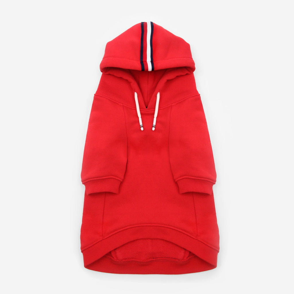 Tommy Hilfiger Signature Stripe Dog Hoodie | Designer Dog Hoodie
