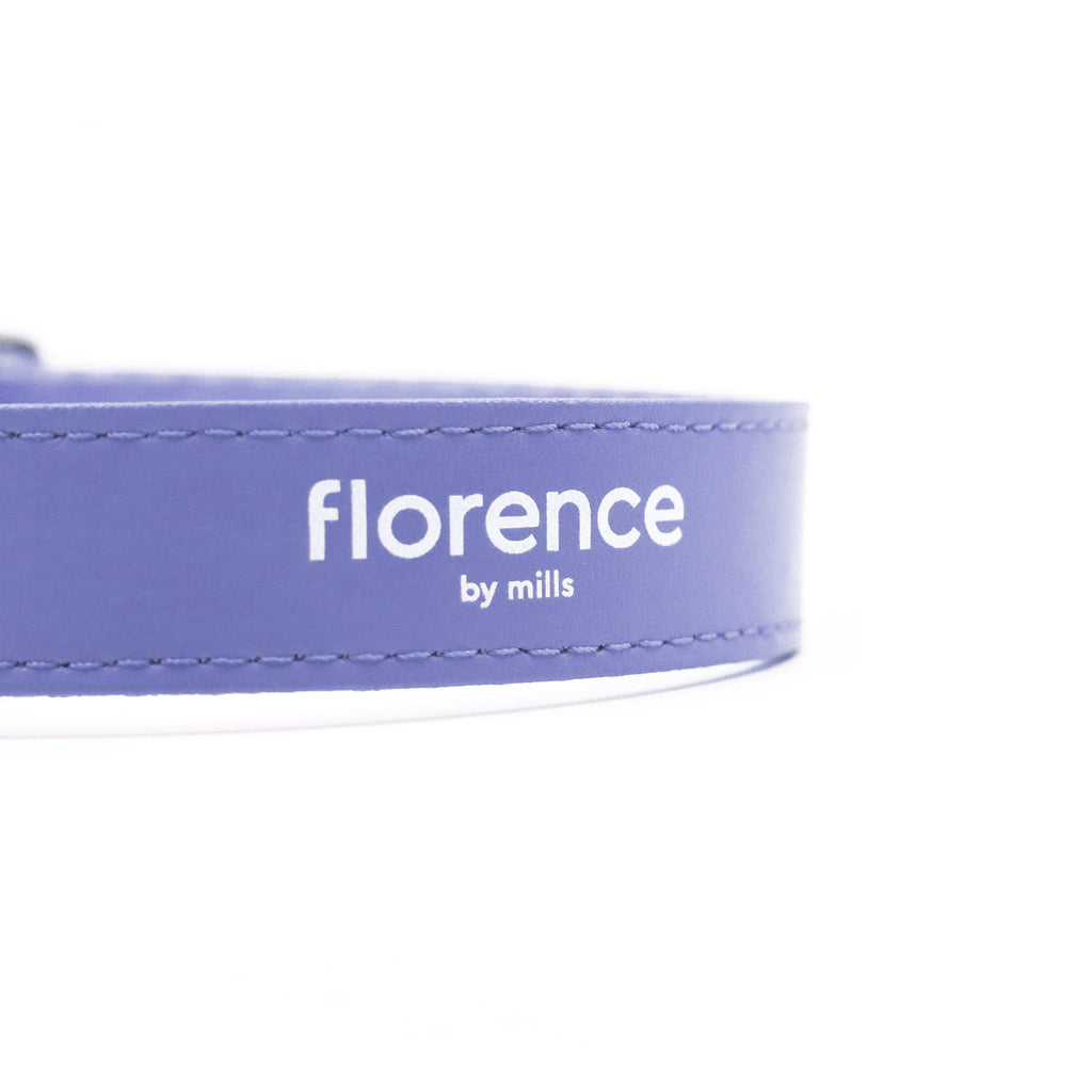 florence by mills Dog Appleskin Collar with Letter Tag