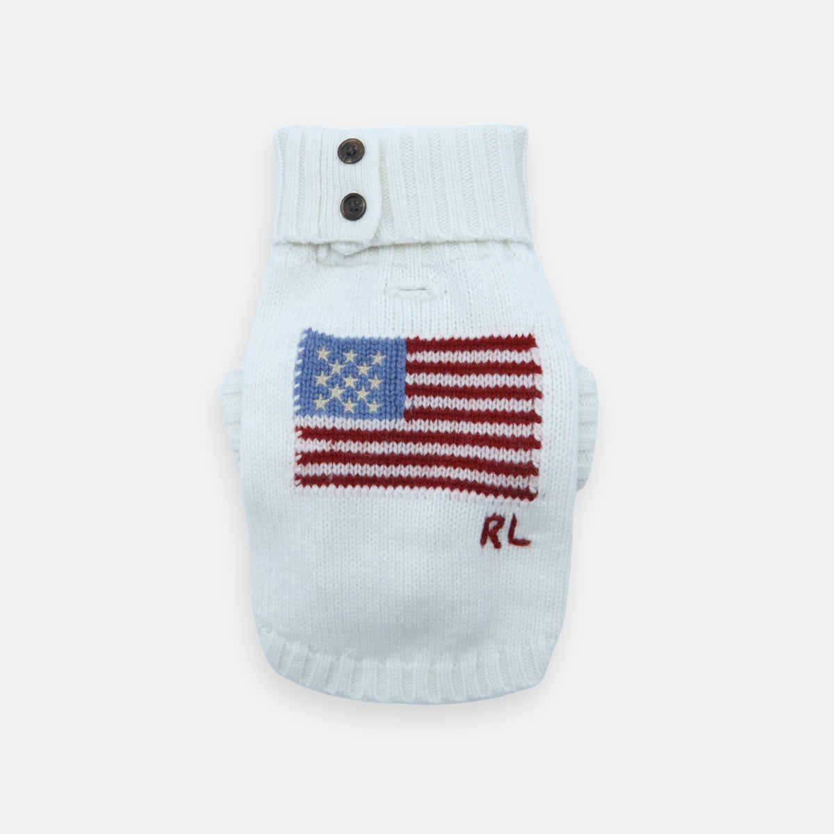 Polo Ralph Lauren Flag-Wool-Blend Dog Jumper