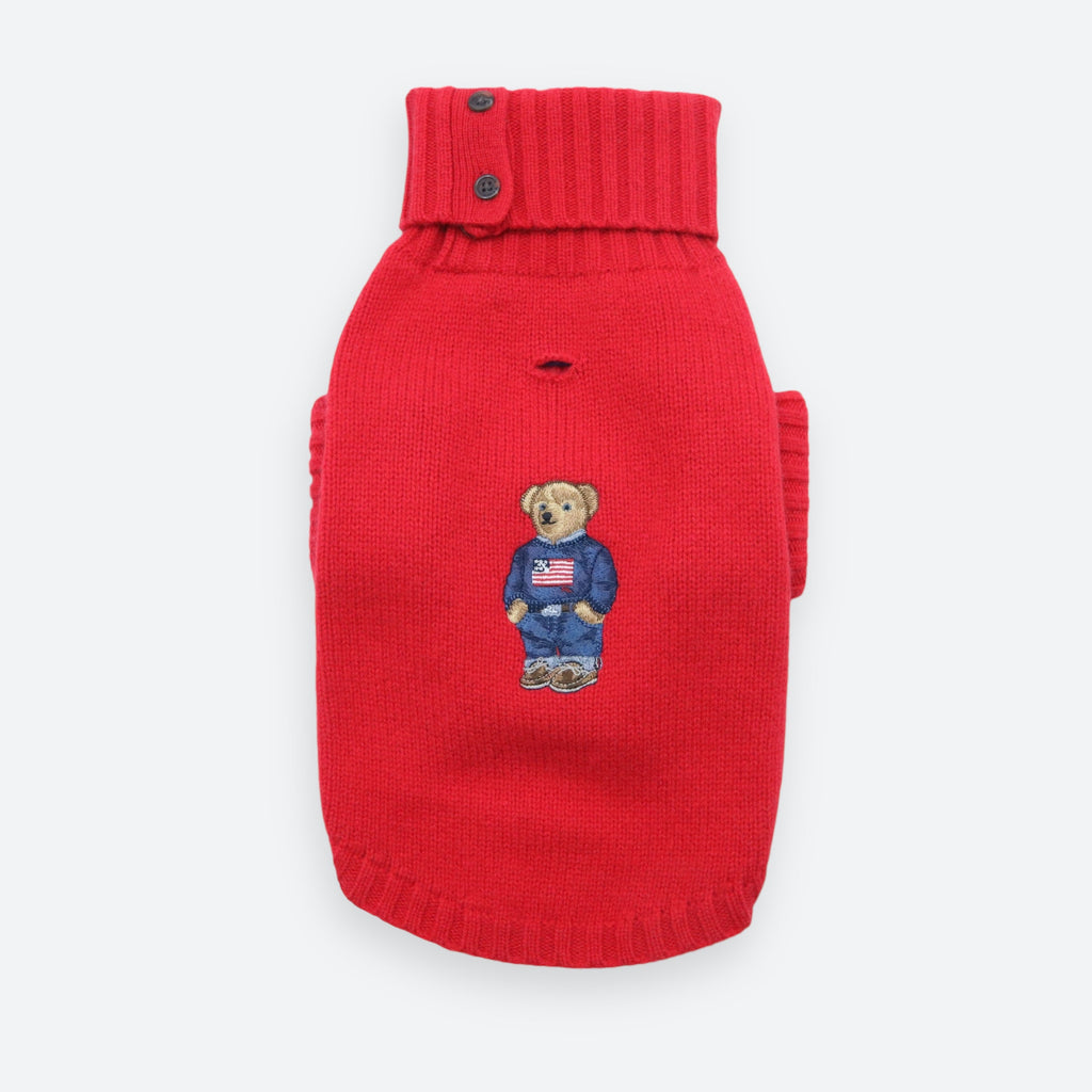 Polo Ralph Lauren Bear-Wool-Blend Dog Jumper