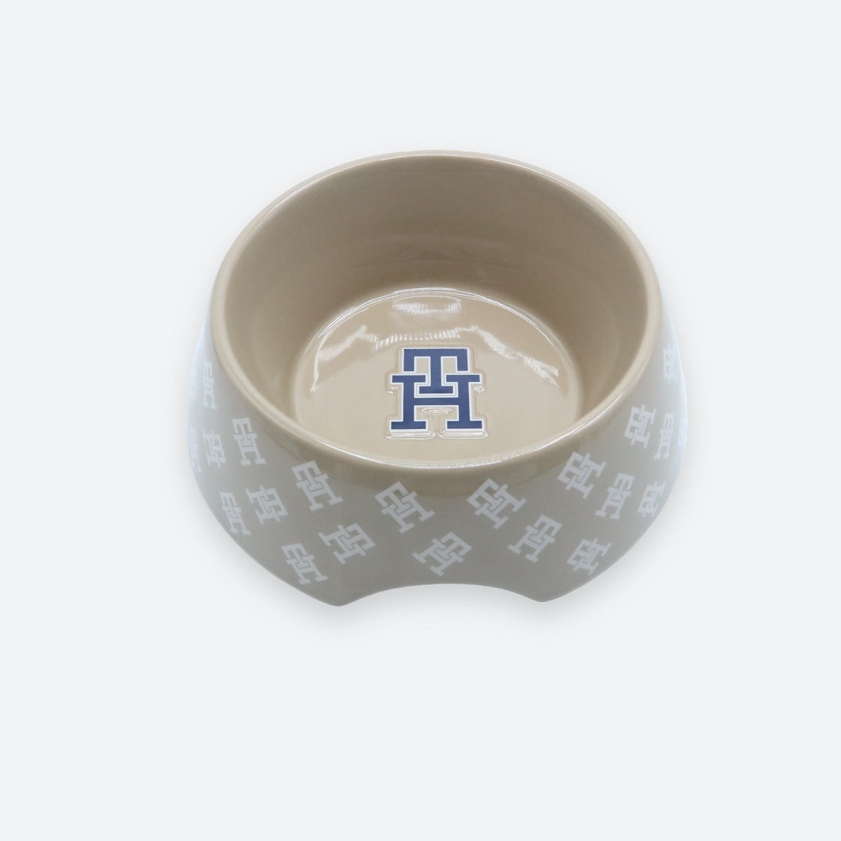 Tommy Hilfiger Dog Monogram Bowl | Designer Dog Bowl