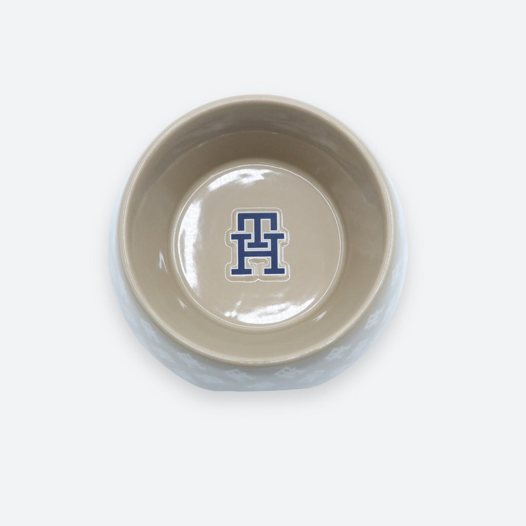 Tommy Hilfiger Dog Monogram Bowl | Designer Dog Bowl