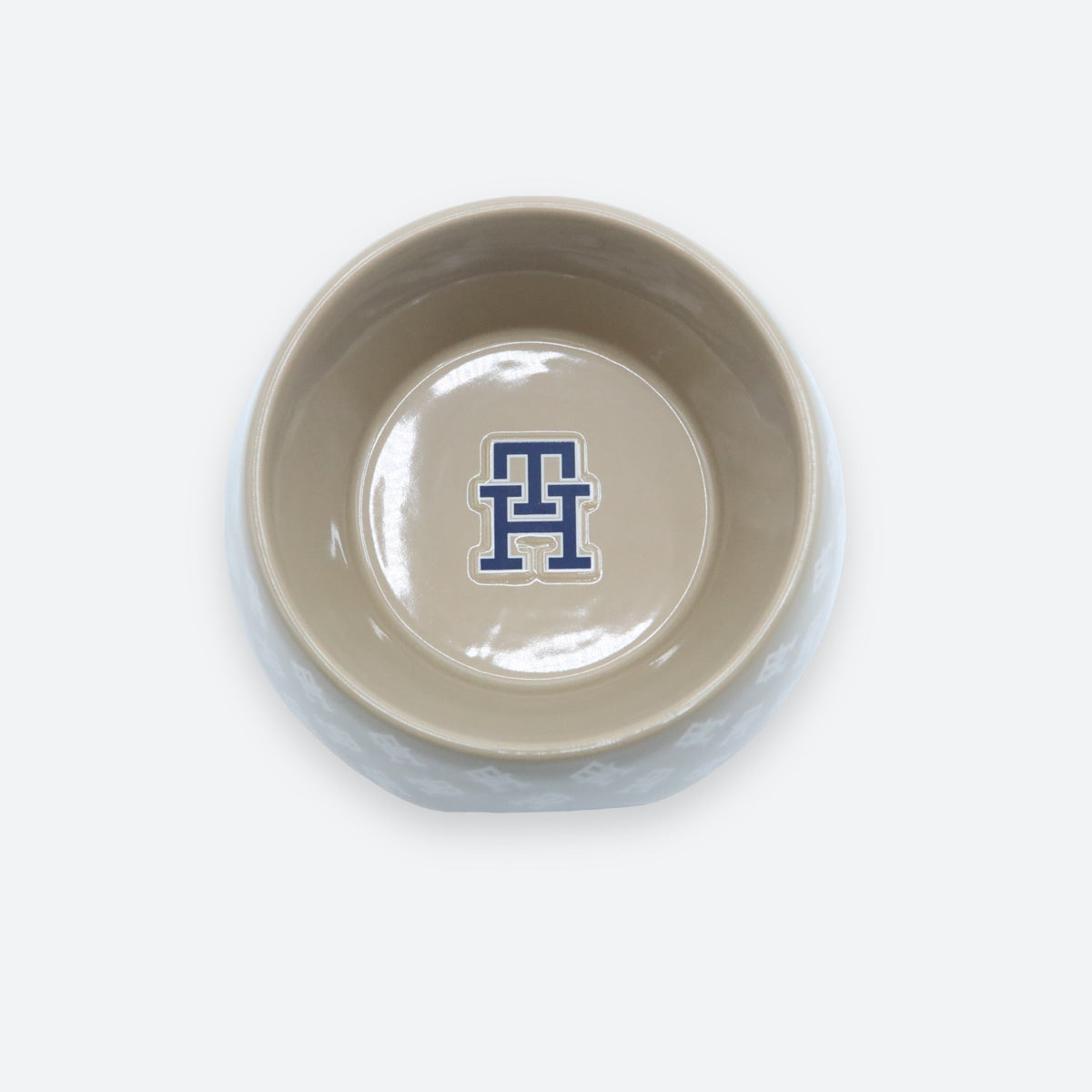 Tommy Hilfiger Dog Monogram Bowl | Designer Dog Bowl