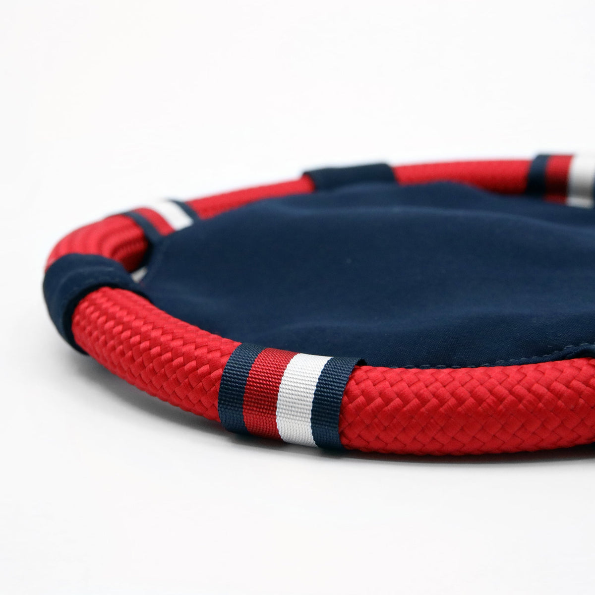 Tommy Hilfiger Dog Squeaky Rope Frisbee | Designer Dog Toy