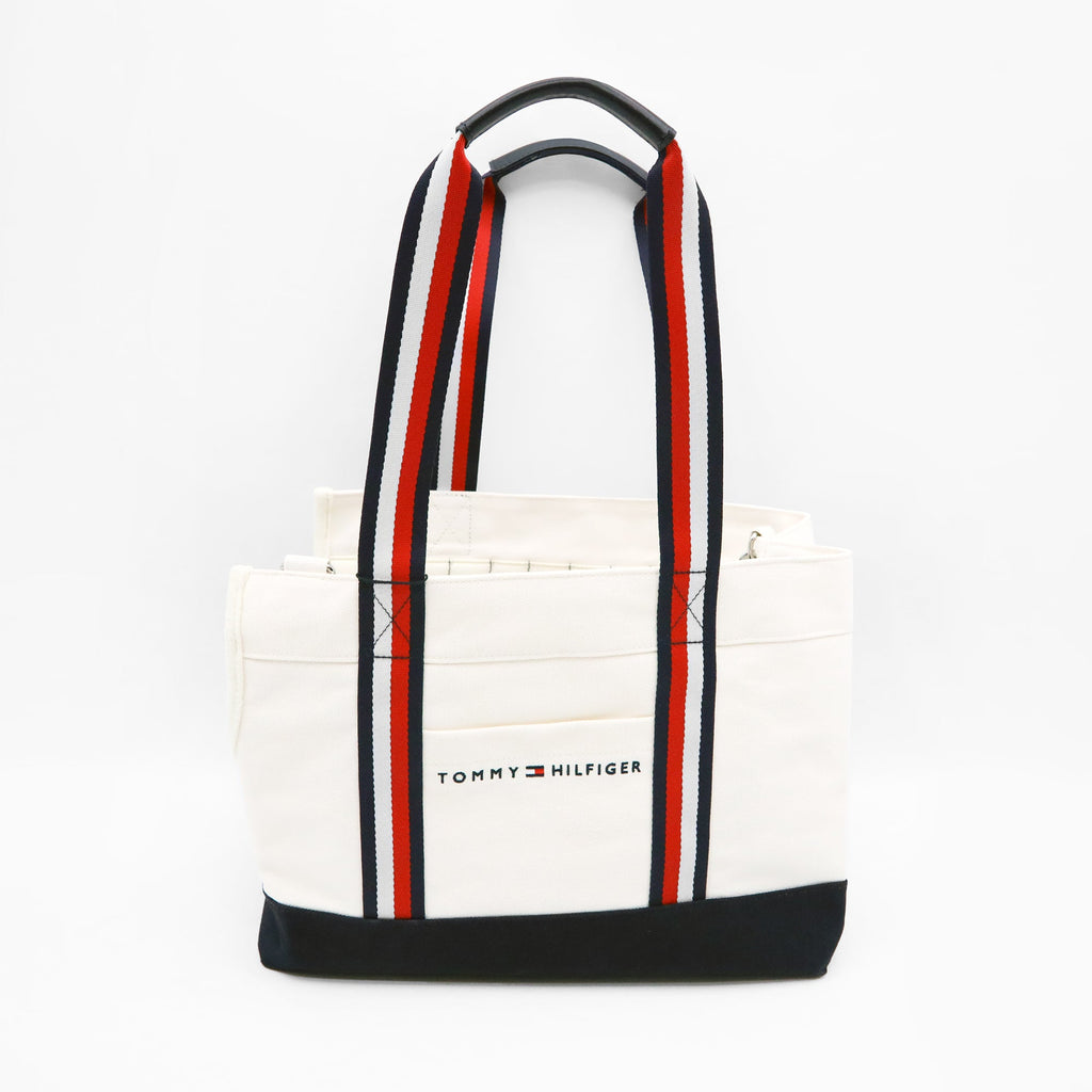 Tommy Hilfiger Canvas Dog Tote Bag | Designer Dog Carrier