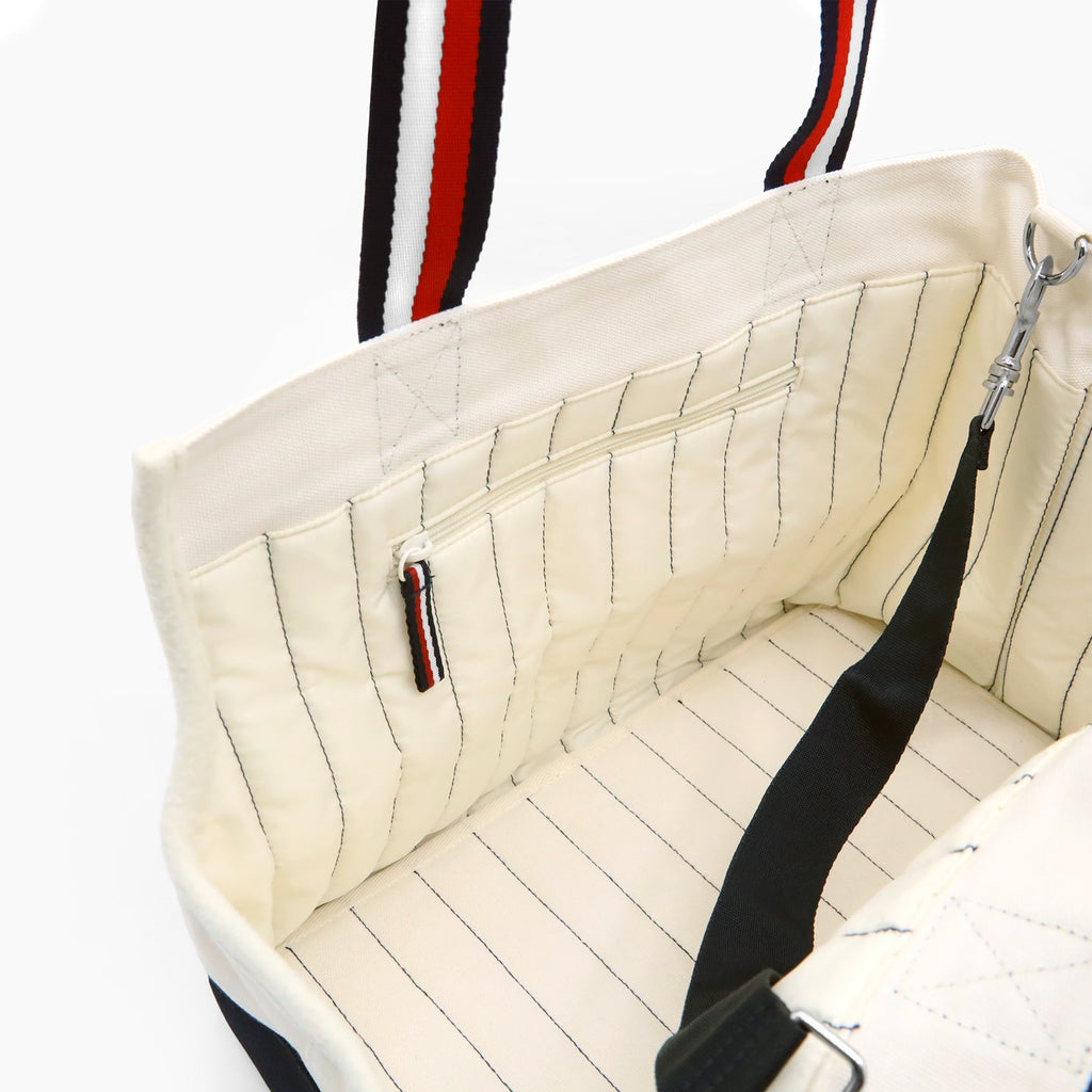 Tommy Hilfiger Canvas Dog Tote Bag | Designer Dog Carrier