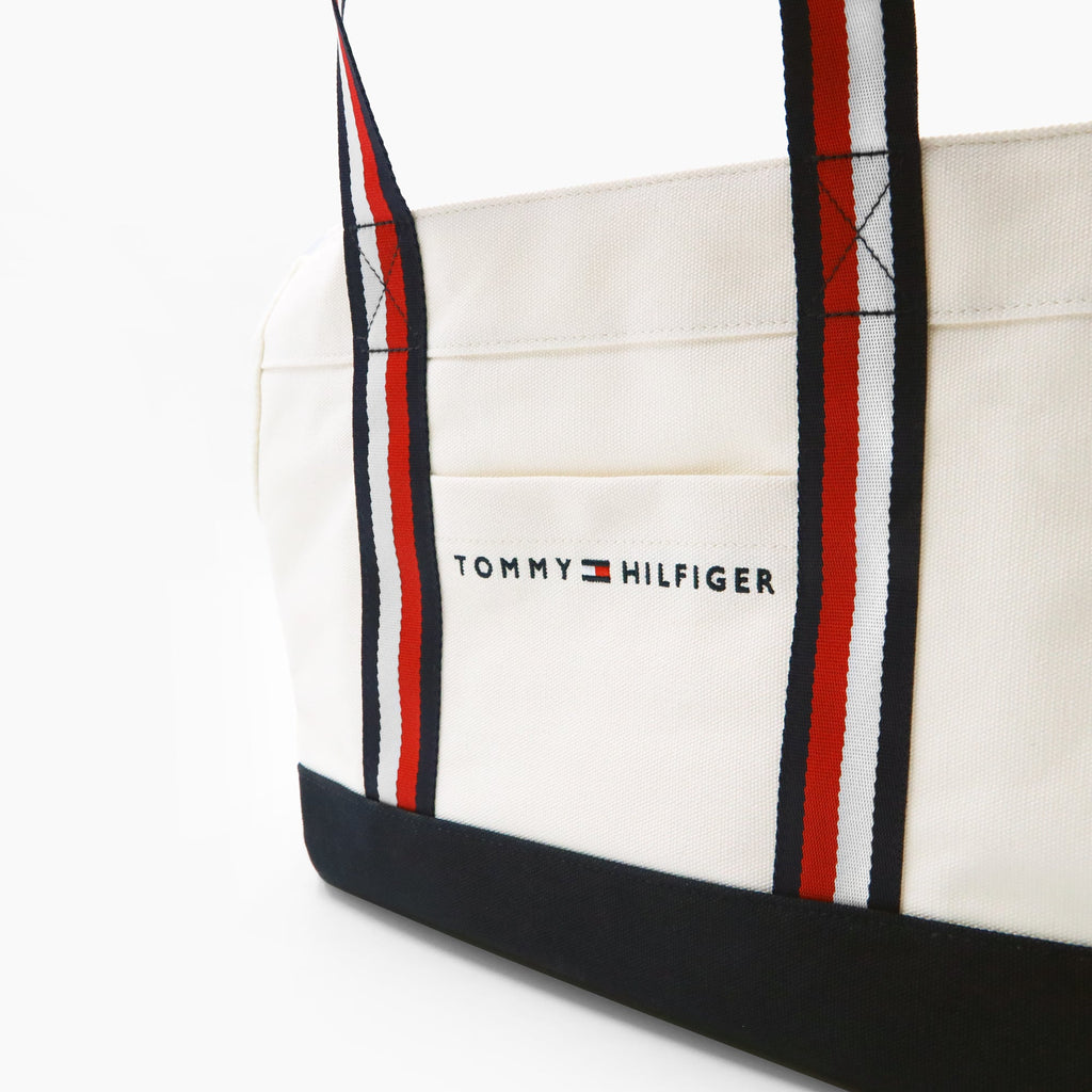 Tommy Hilfiger Canvas Dog Tote Bag | Designer Dog Carrier