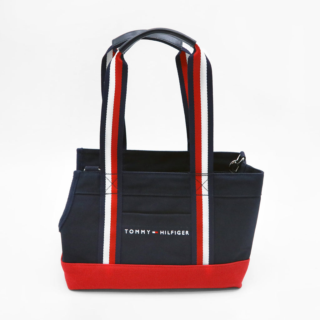Tommy Hilfiger Canvas Dog Tote Bag | Designer Dog Carrier