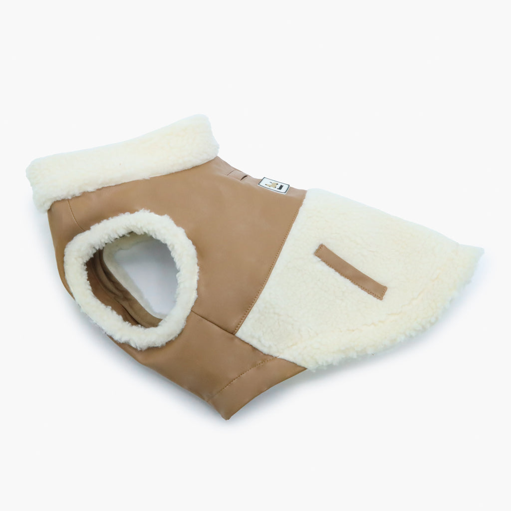 Dog Sherpa Trim Jacket