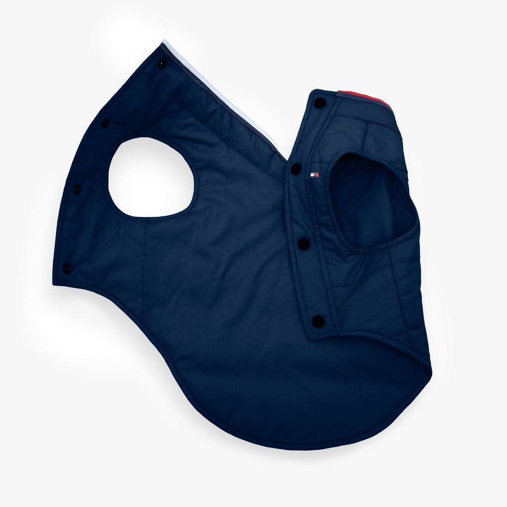 Tommy Hilfiger Dog Logo Print Padded Jacket | Designer Dog Coat