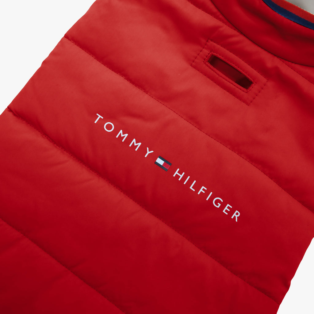 Tommy Hilfiger Dog Logo Print Padded Jacket | Designer Dog Coat