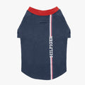 Tommy Hilfiger Dog Stripe Logo Print Tee | Designer Dog T-Shirt
