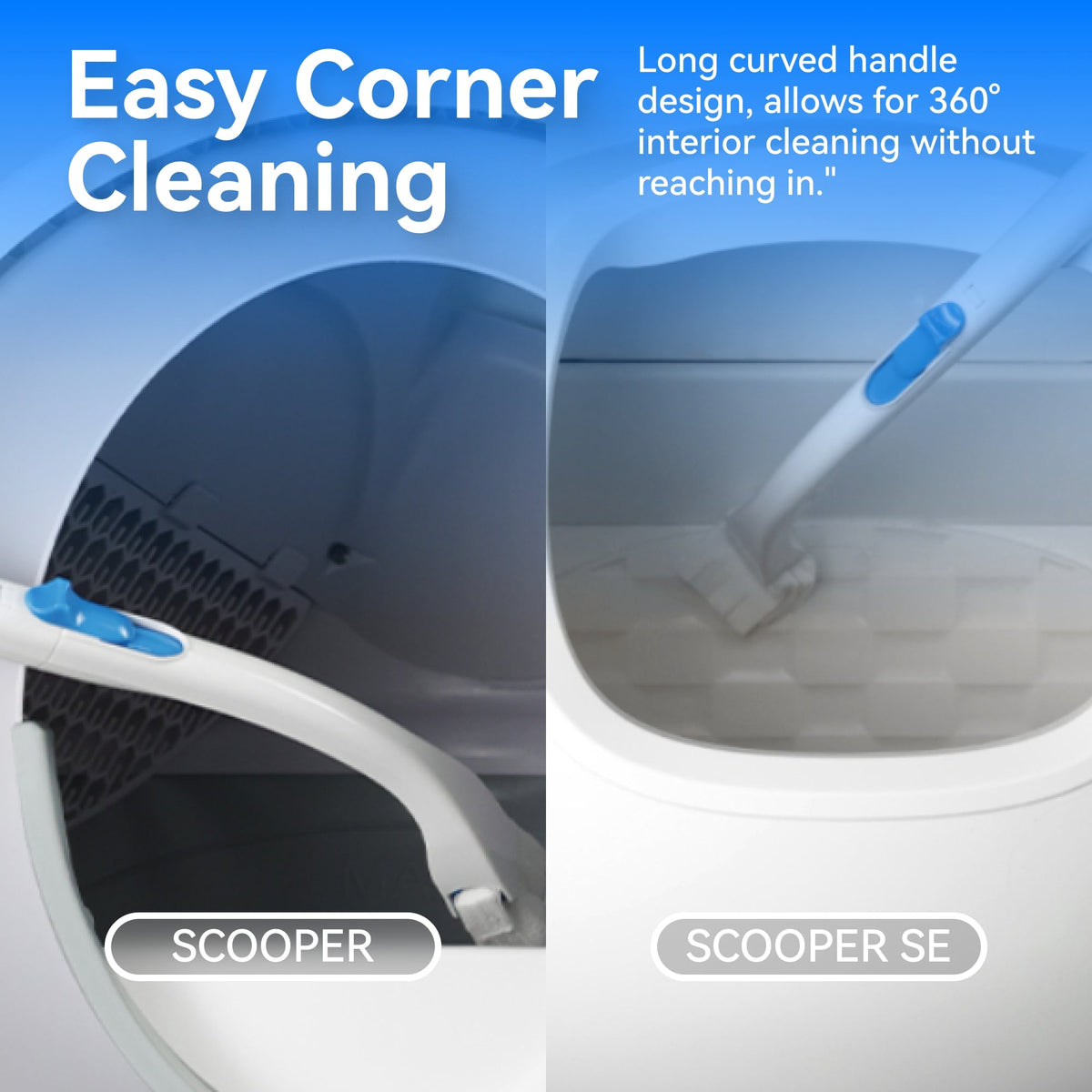 CATLINK Cat Litter Box Cleaning Brush Set