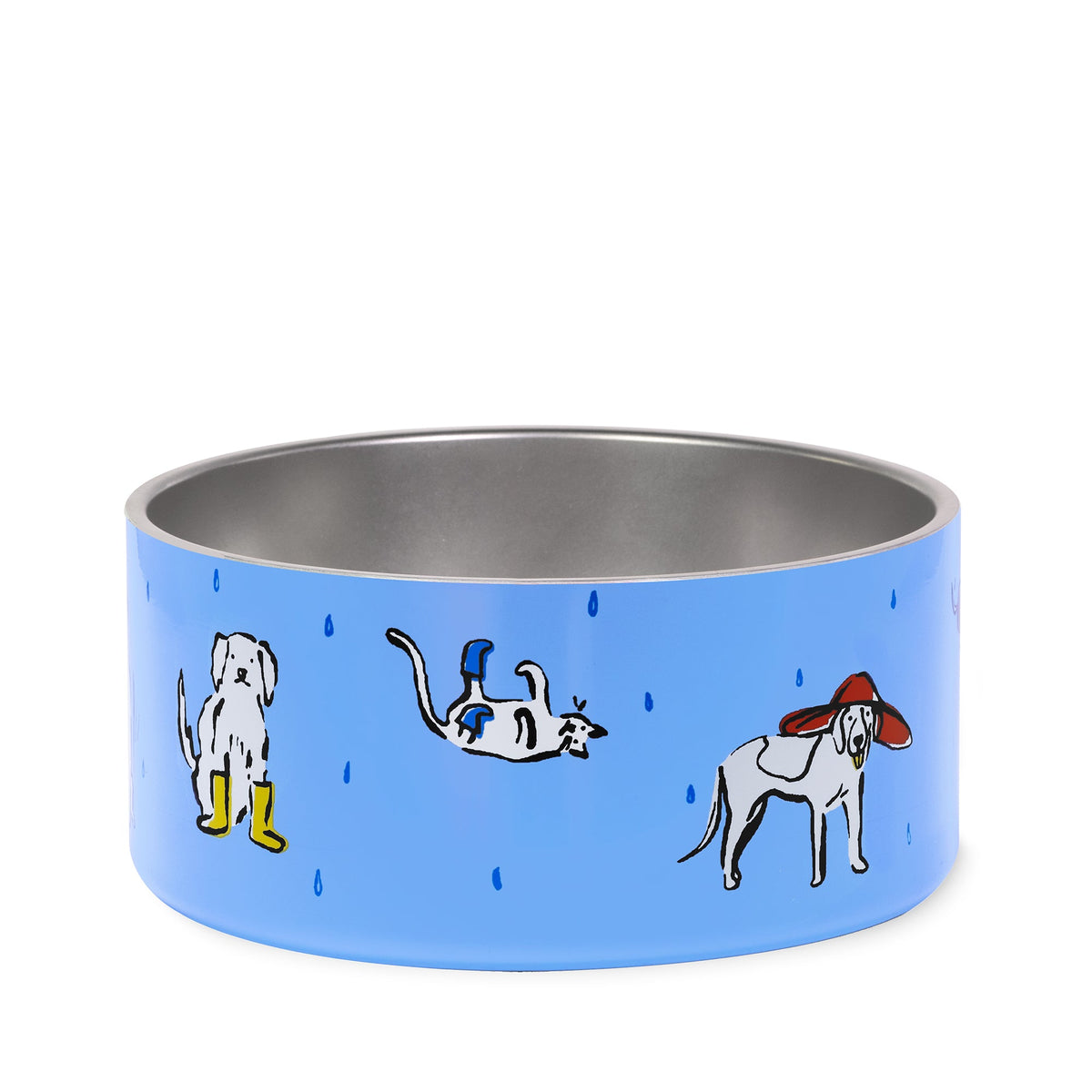 Kate Spade New York Raining Cats and Dogs Pet Bowl