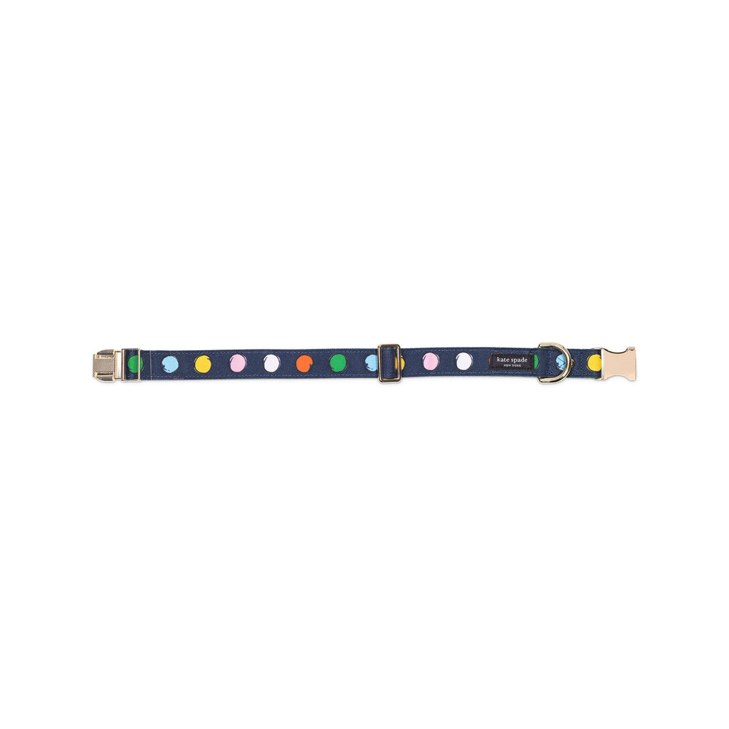 Kate Spade New York Watercolor Dot Dog Collar