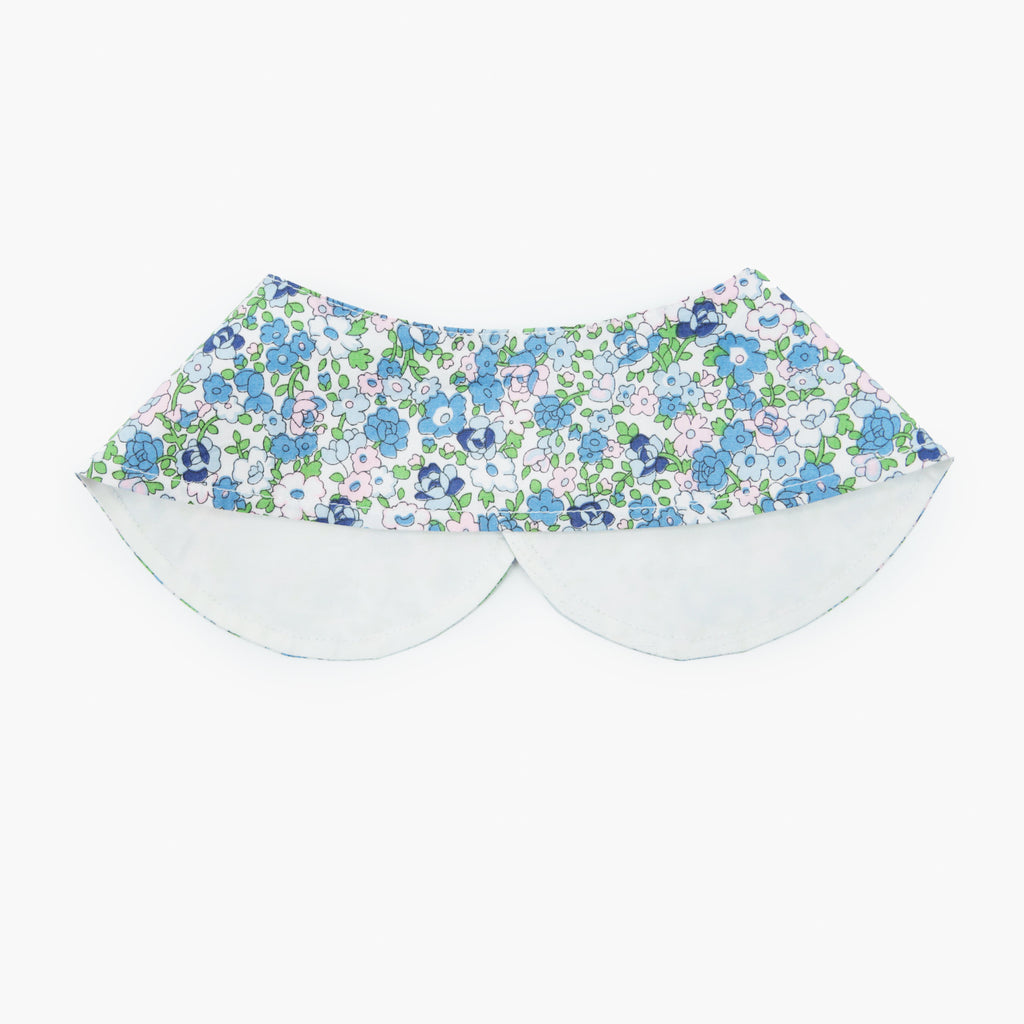 Dog Button Floral Bib