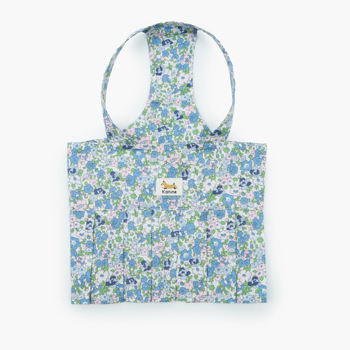 Dog Floral Pleated Dress