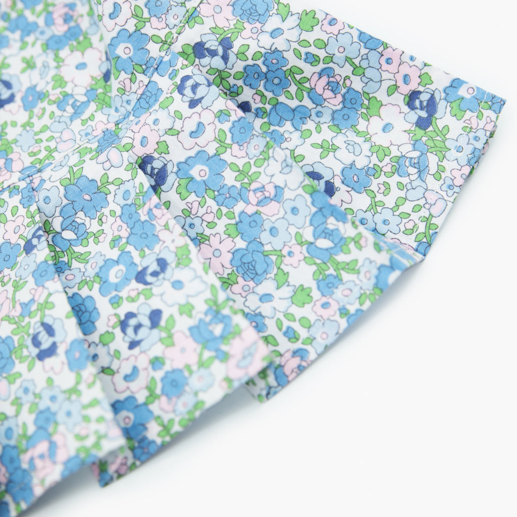 Dog Floral Pleated Dress
