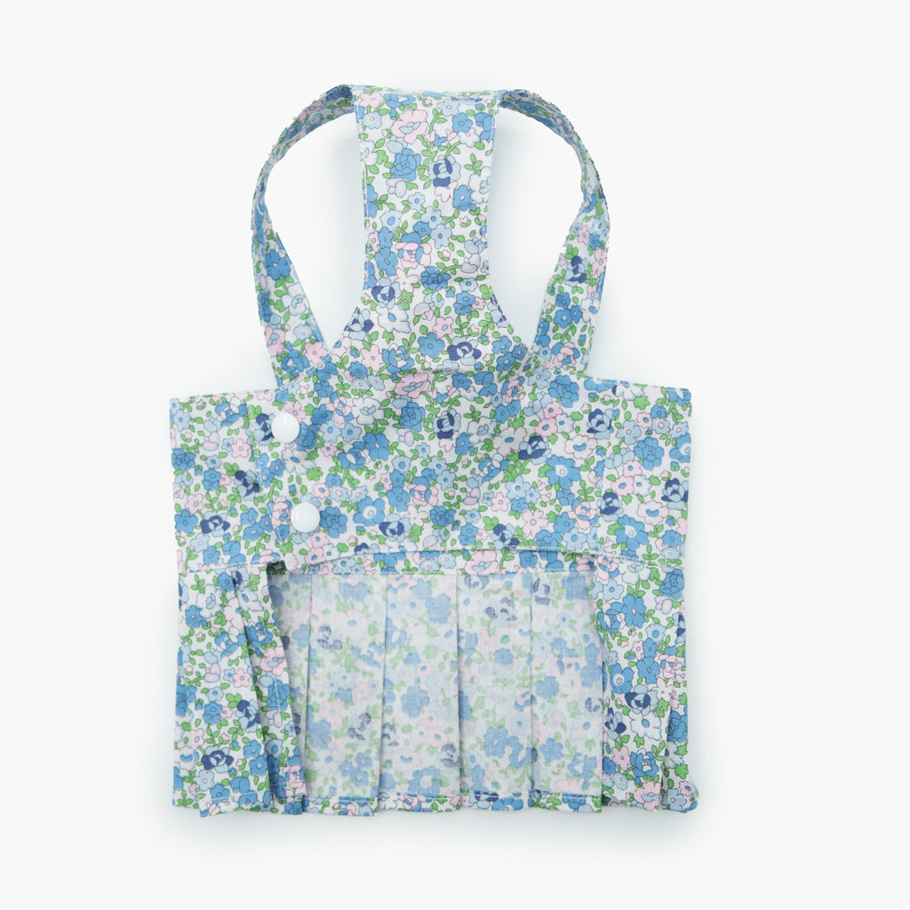 Dog Floral Pleated Dress