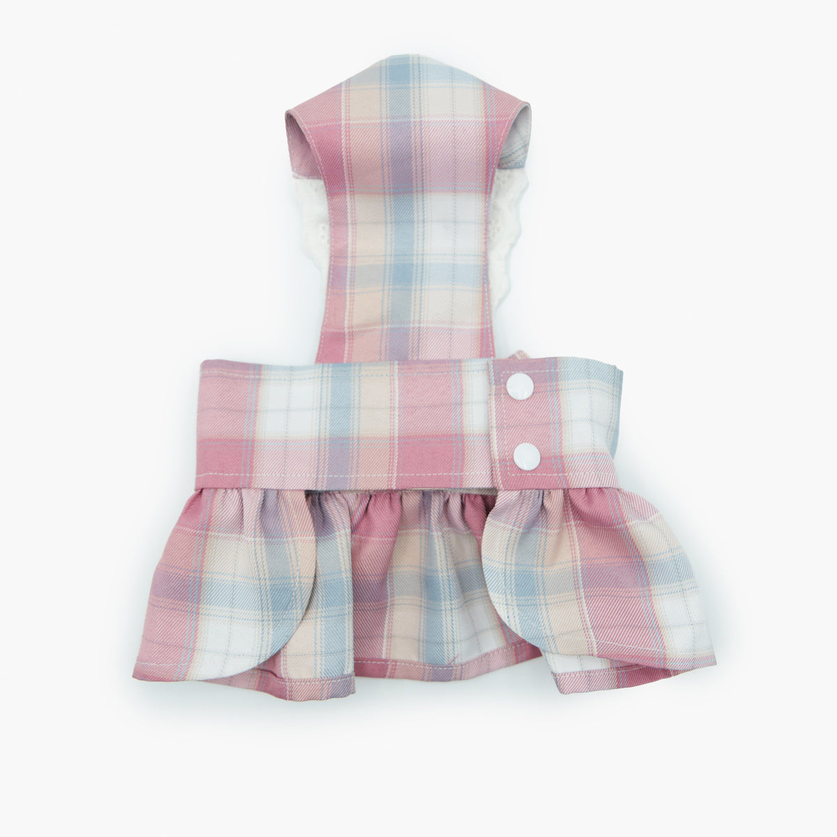 Dog Pink Checkered Dress