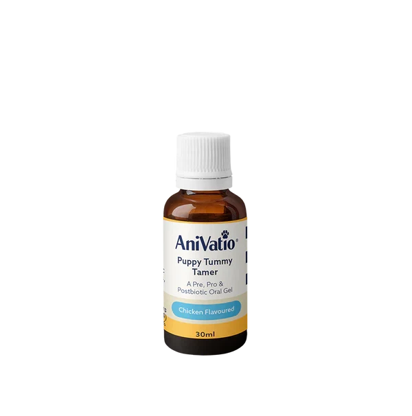 AniVatio Puppy Tummy Tamer Oral Gel 30ml | Chicken Flavour | Gut & Immunity