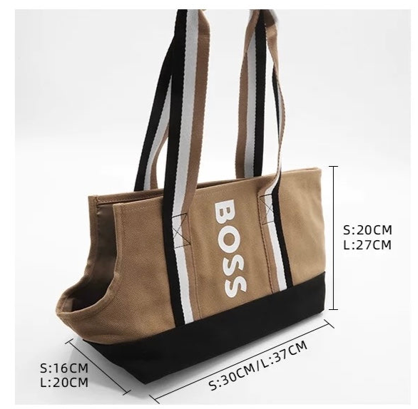 BOSS Dog Canvas Tote Bag