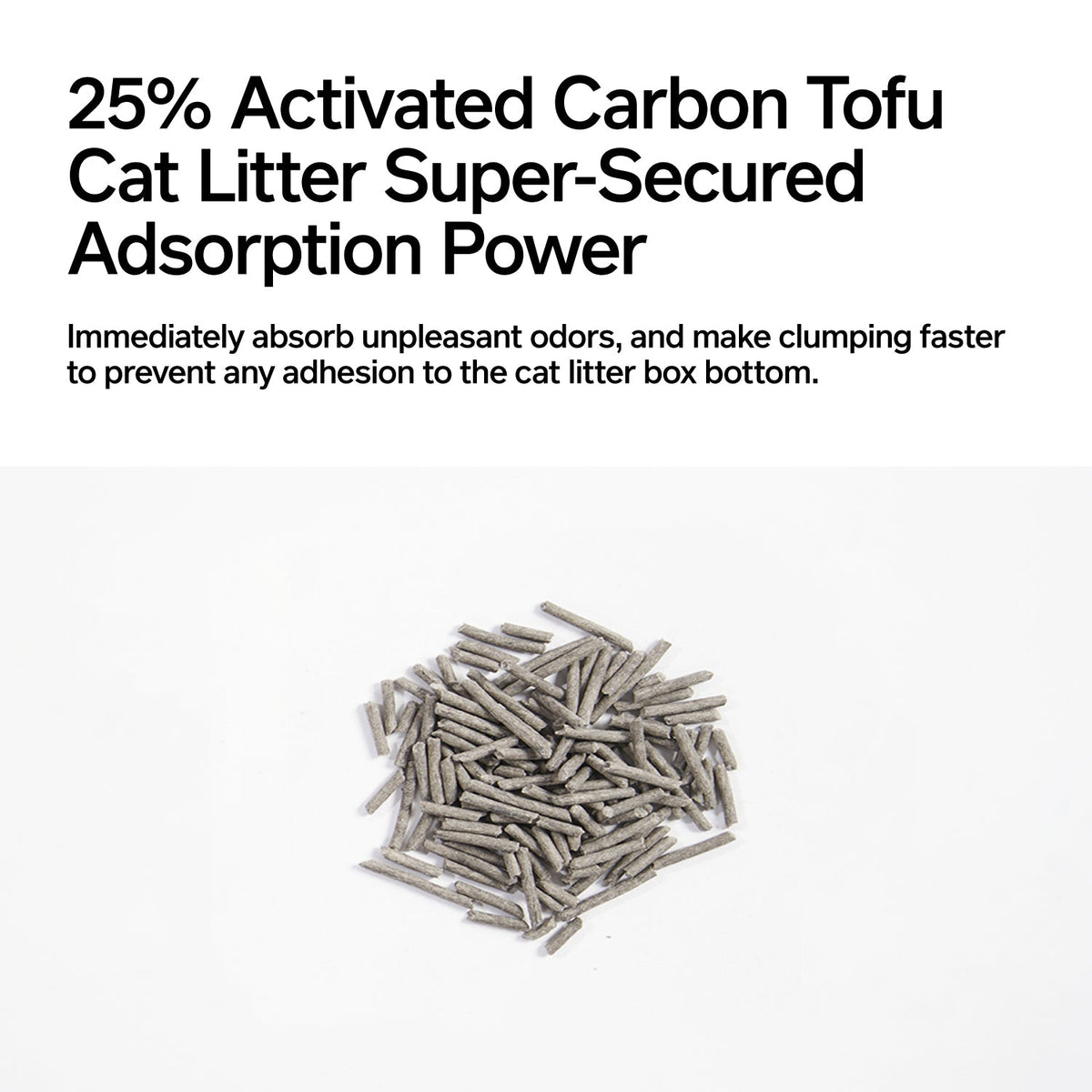 3-in-1 Blend Cat Litter (Tofu, Spherical Bentonite Clay,  Activated Carbon Infused Tofu)