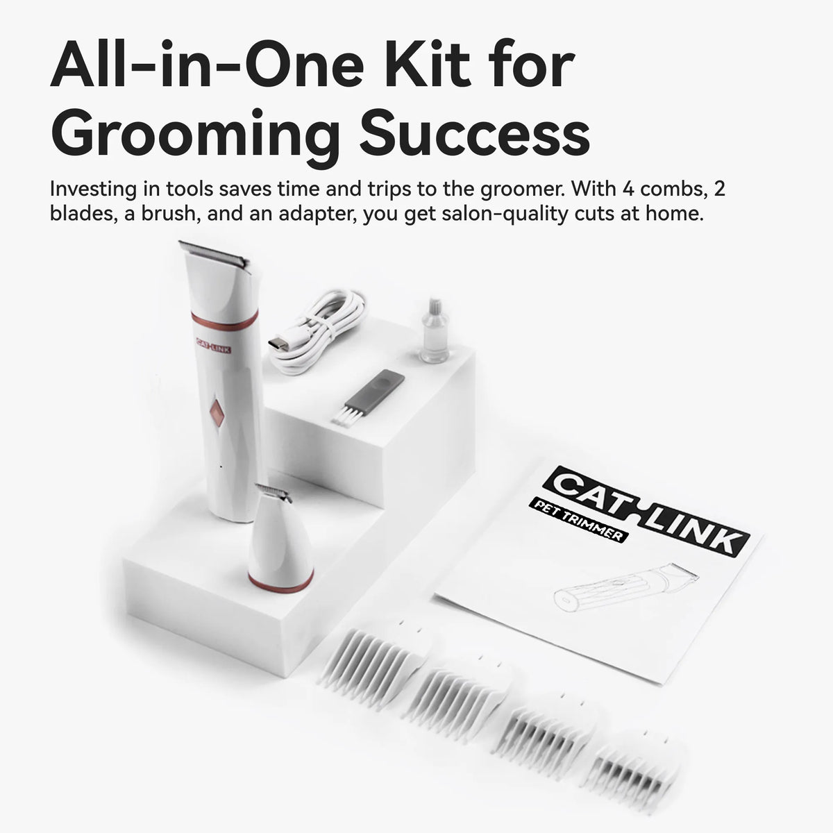 CATLINK Pet Trimmer for Cats and Dogs