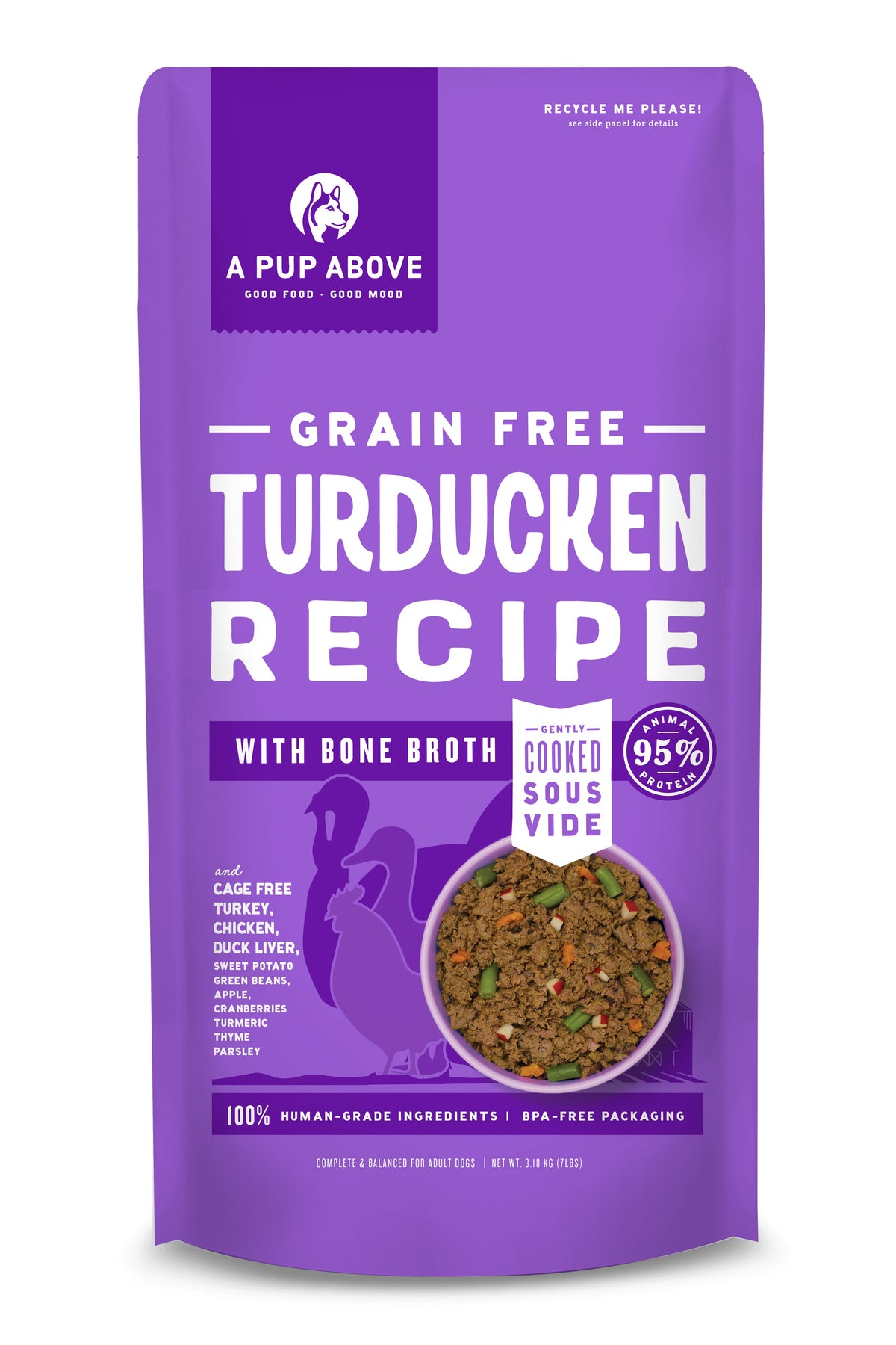 A Pup Above Turducken Fresh Dog Food