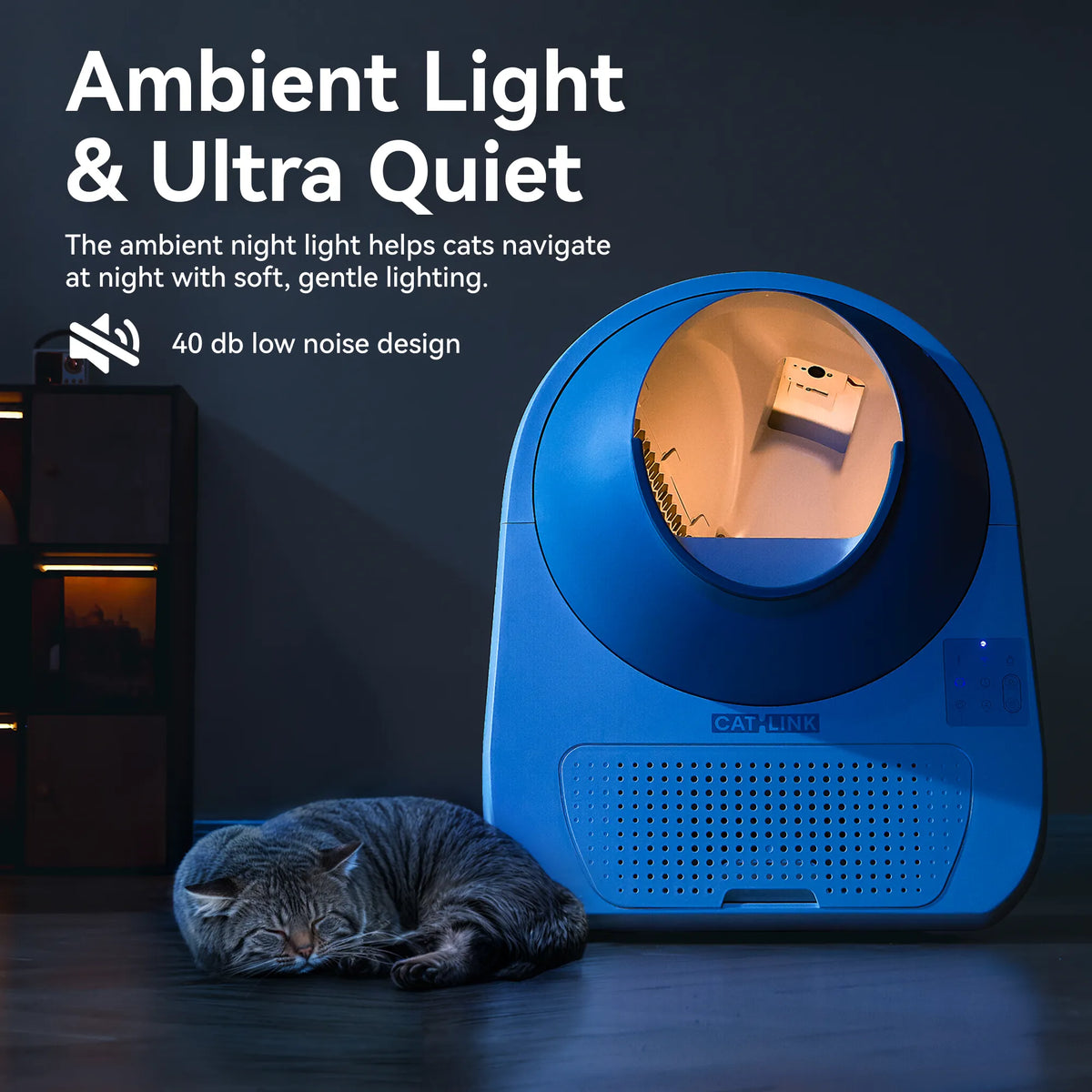 CATLINK AI 5GHz Camera Cat Litter Box - Scooper Pro Ultra Ramp Double Set