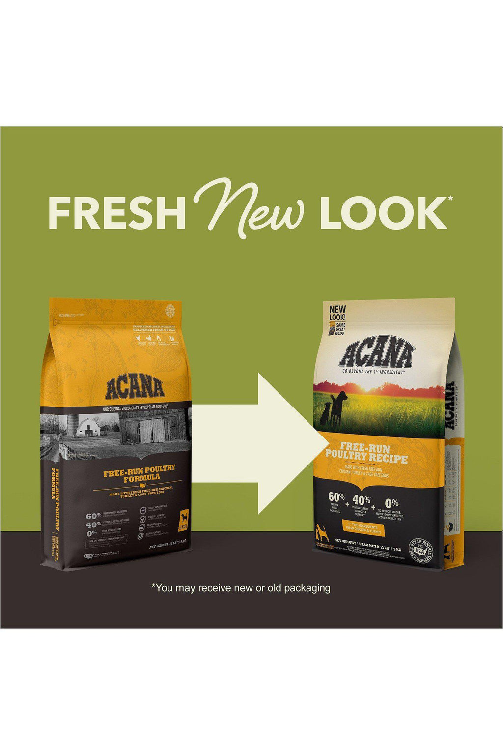 Acana Free-Run Poultry Dry Dog Food
