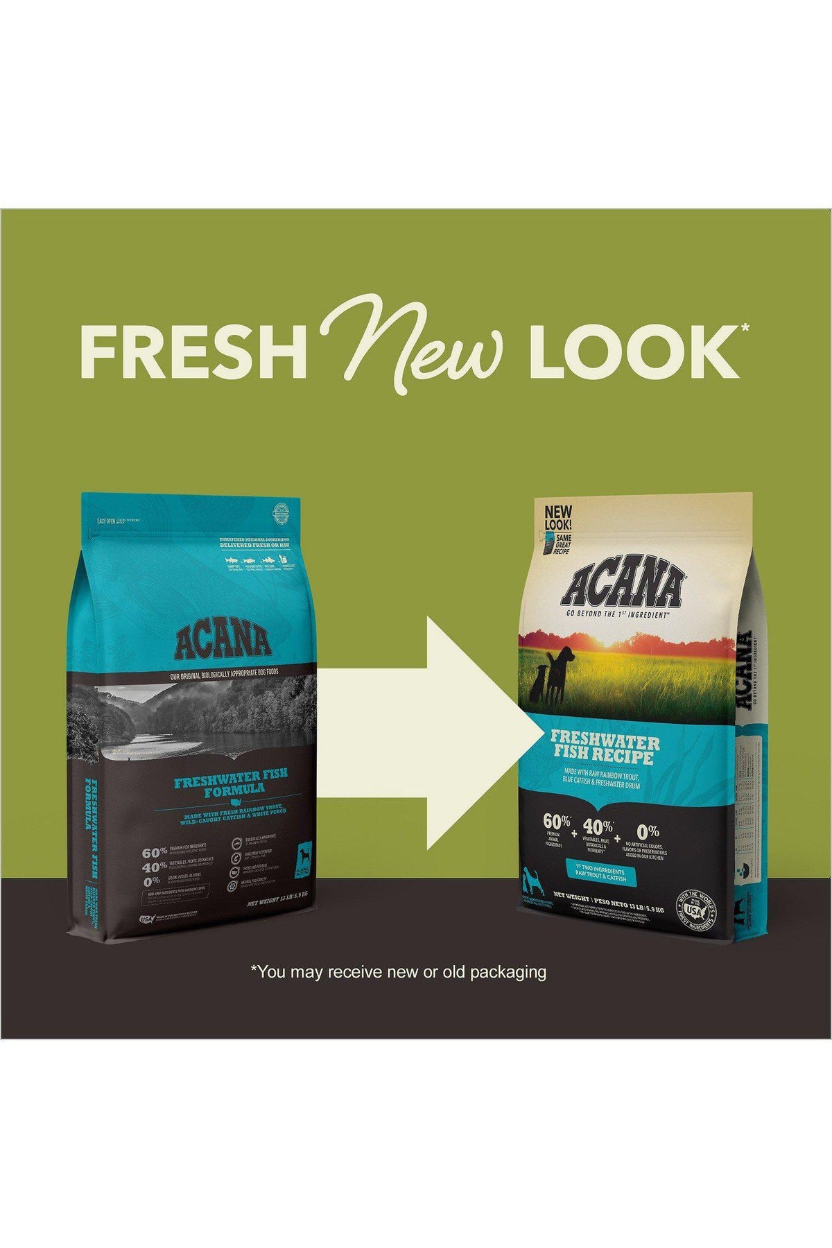 Acana Freshwater Fish Dry Dog Food