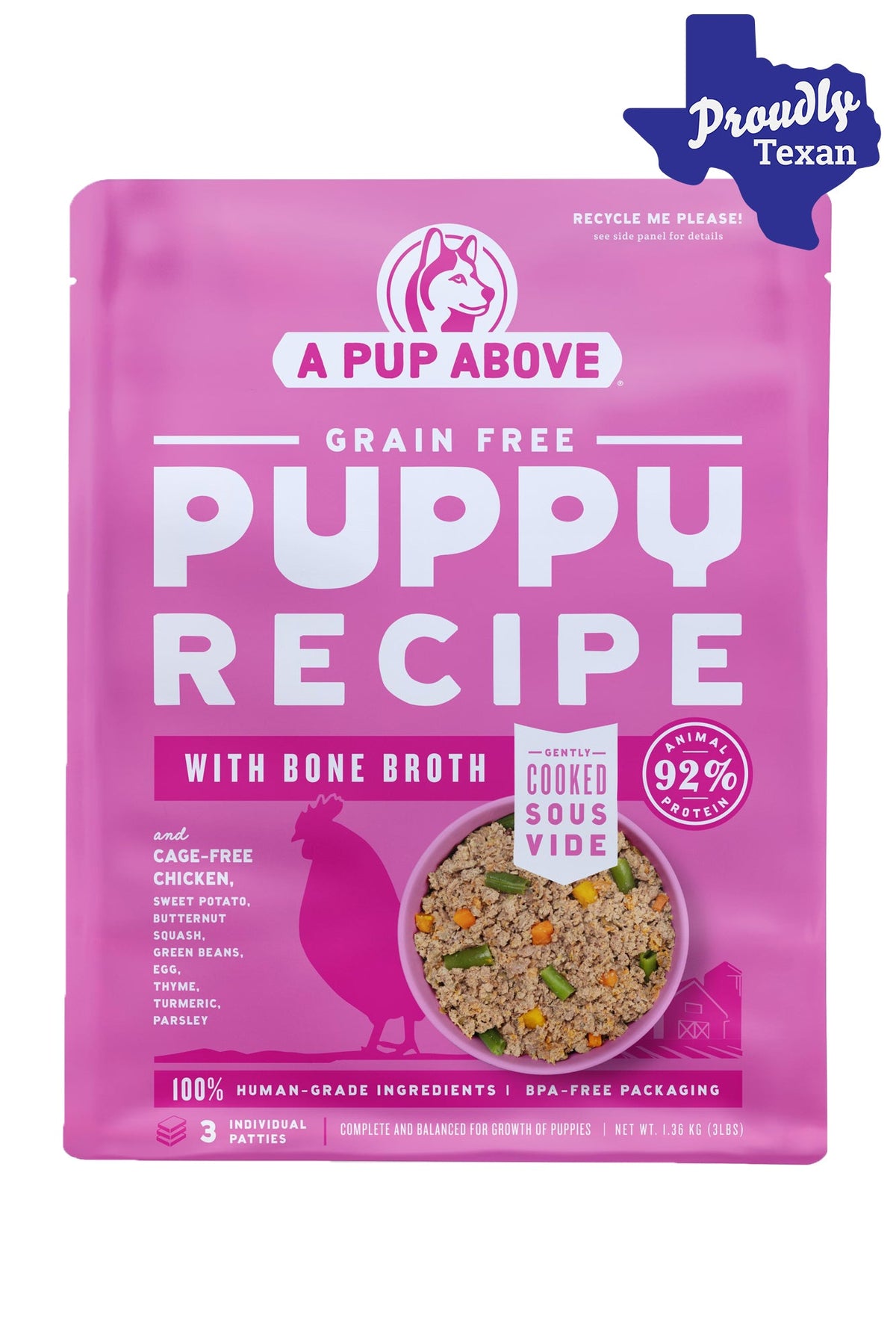 A Pup Above Puppy Chicken Recipe Fresh Dog Food
