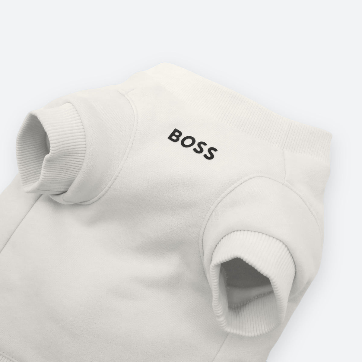 BOSS Dog Short Sleeve Crewneck — Cotton Blend Dog Sweatshirt