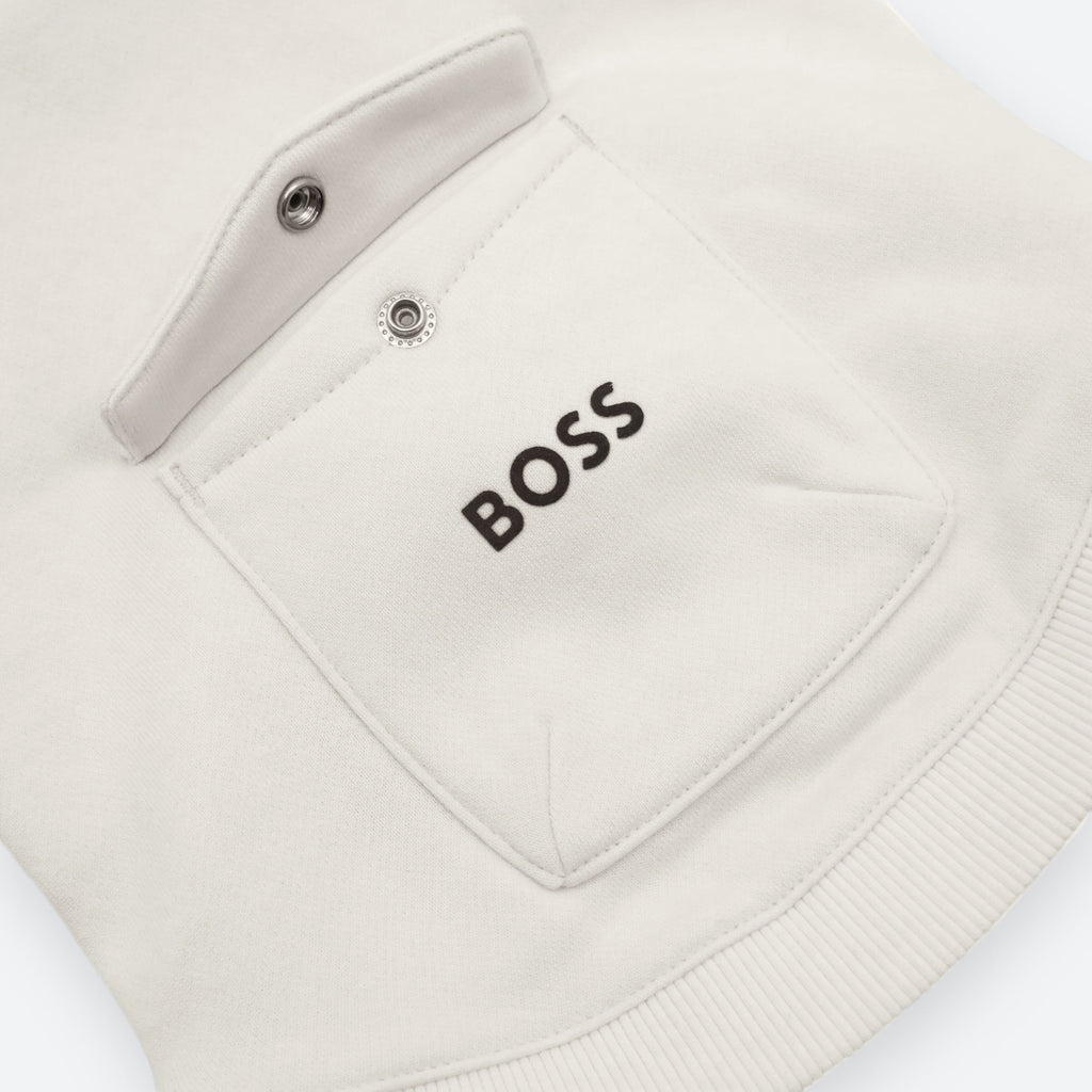BOSS Dog Short Sleeve Crewneck — Cotton Blend Dog Sweatshirt