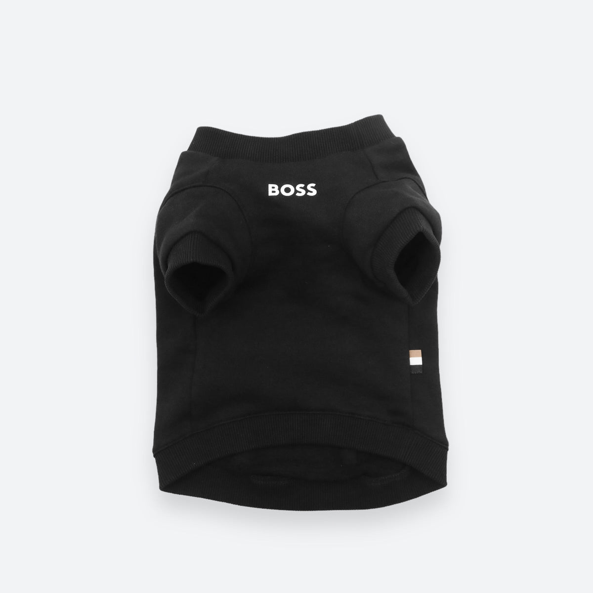 BOSS Dog Short Sleeve Crewneck — Cotton Blend Dog Sweatshirt