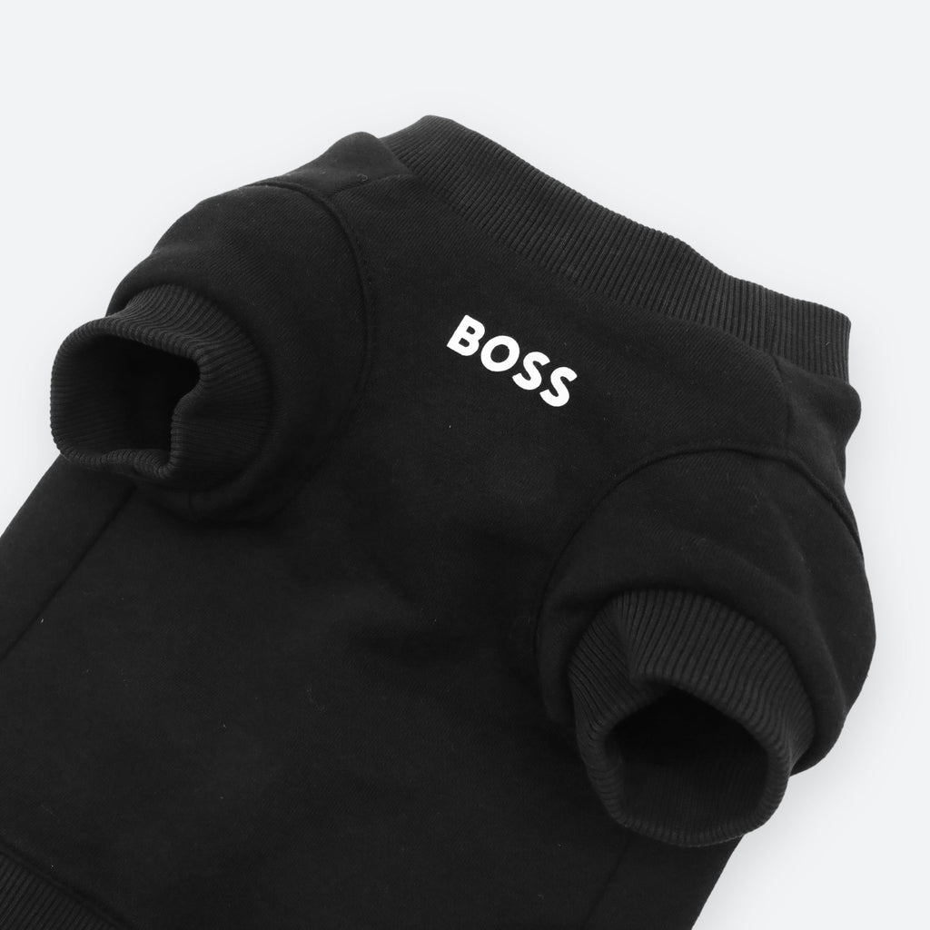 BOSS Dog Short Sleeve Crewneck — Cotton Blend Dog Sweatshirt