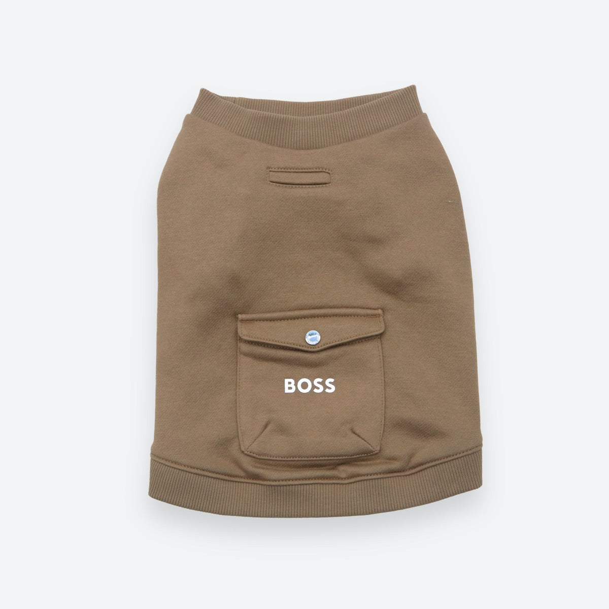 BOSS Dog Short Sleeve Crewneck — Cotton Blend Dog Sweatshirt