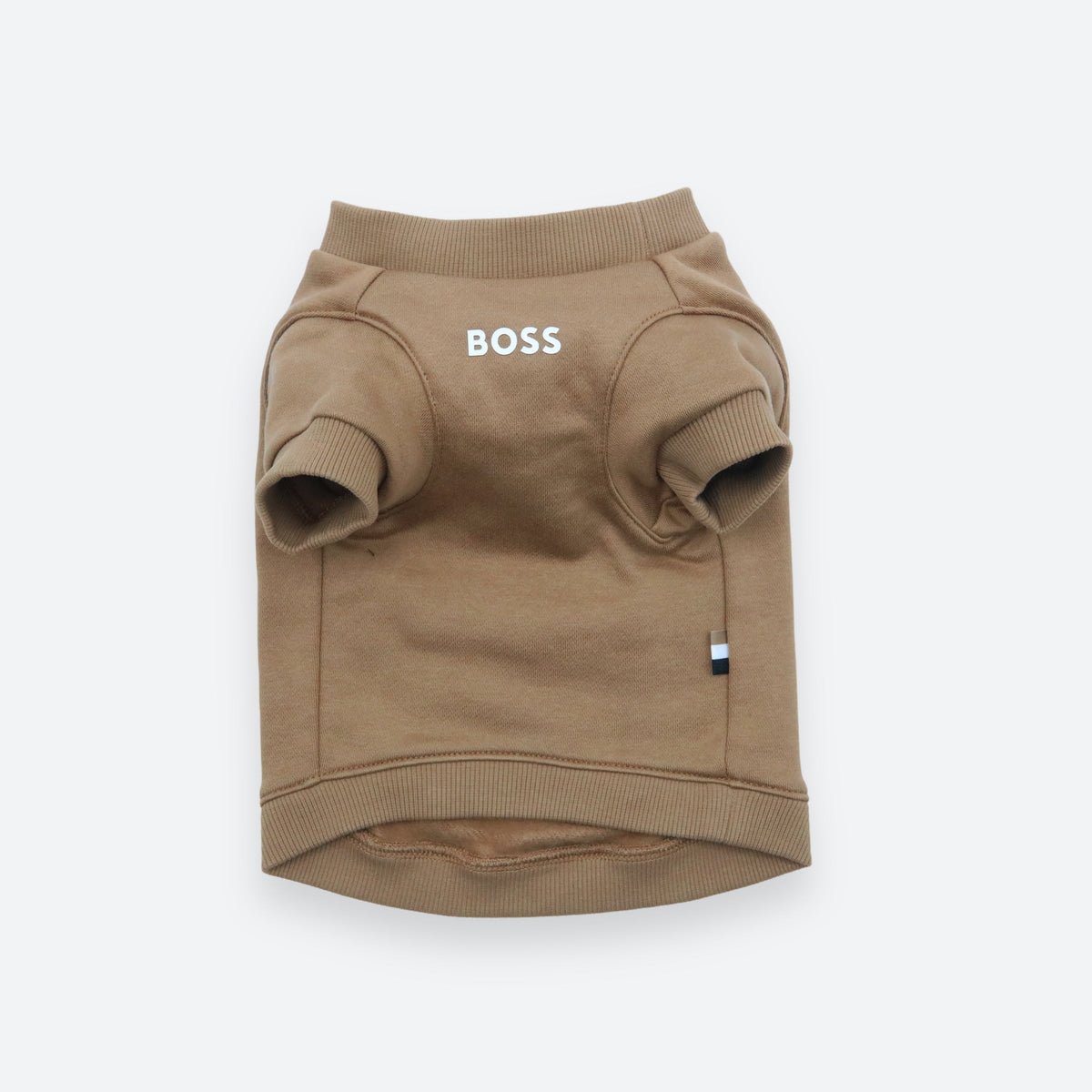 BOSS Dog Short Sleeve Crewneck — Cotton Blend Dog Sweatshirt